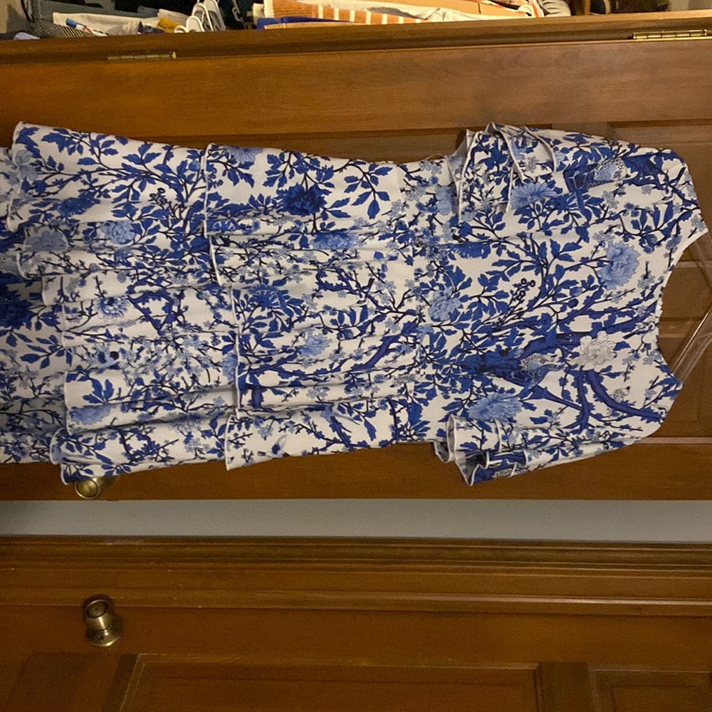 Shein blue and white dress. Size 14